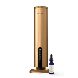 Haevn Charge Gold starter set – Diffuser + Wanaka Woods scent (15 ml)