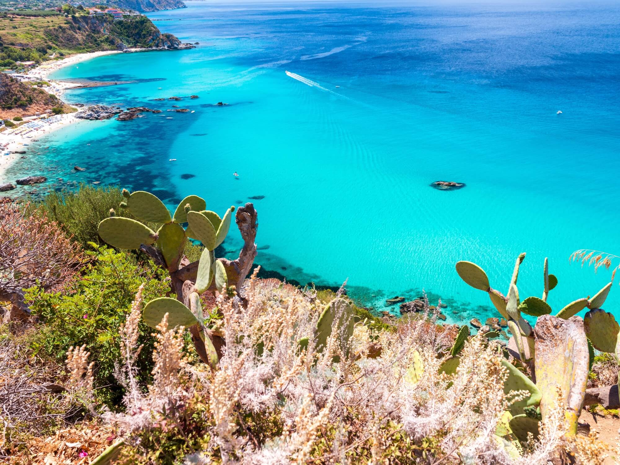 Aguas azules de Calabria